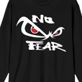 thumbnail image 2 of No Fear Classic Logo Adult Black Crew Neck Long Sleeve Tee-Large, 2 of 4