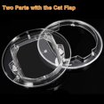 thumbnail image 3 of Pet Door, Cat Flap Door 4 Way Locking Cat Doors for Cats Small Dogs Puppy Weatherproof, 3 of 8