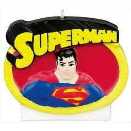 Superman Cake Candle (1ct)