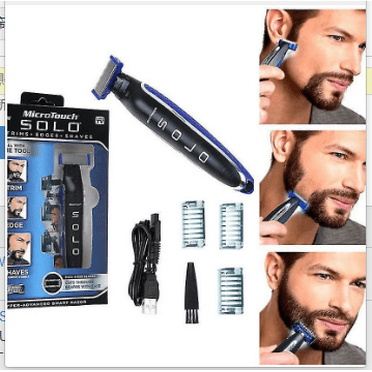 Personal Rechargeable Solo Touch Smart Razor Micro Trimmer Men Shaver