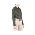 thumbnail image 6 of First Performance Long Sleeve Polo - Womens, OD Green, Extra Large, 6 of 6