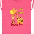 thumbnail image 4 of Inktastic My Nana Loves Me Giraffe Boys or Girls Baby Bodysuit, 4 of 5