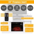 thumbnail image 6 of Fireplace TV Stand Entertainment Center for 65" TV Living Room White, 6 of 9
