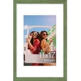 thumbnail image 1 of Vittanly 11x17 Picture Frame, Engineered Wood with Shatter Resistant Plexiglass, Display Pictures 8x12 with Mat or 11x17 without Mat, Photo Frame for Wall Mounting, Rustic Green, 1 Pack, 1 of 6
