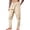 Beige_#14, variant on Men's Ankle Banded Pants Medieval Viking Navigator Pirate Costume Trousers Renaissance Gothic Pants Black M
