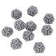 thumbnail image 2 of Dados De Juego De Rol, Grabado Preciso Portátil Fácil De Leer Material Acrílico Dados Poliédricos Para Juego De Rol Para Juego De Mesa OTVIAP 12 caras, 2 of 8