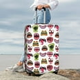 thumbnail image 3 of Lsque Halloween Mouth Printed Luggage Cover, Travel Luggage Protector,Scratch and Dirt Resistant, Fits 18-32 Inch Luggage - Medium, 3 of 9