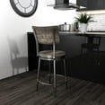 thumbnail image 3 of Hillsdale Jennings 26" Metal Farmhouse Counter Stool in Gray, 3 of 4