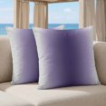 thumbnail image 5 of 24x24 Pillow Covers Set of 2, Purple Grey Ombre Square Throw Pillow Covers for Couch/Sofa/Living Room, Farmhouse Gradient Minimalist Decorative Soft Pillowcases for Couch Throw Pillows, 5 of 9