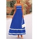 thumbnail image 4 of Vestido PRETTYGARDEN 2025 Verano Maxi Fluido Azul Real XXL, 4 of 8