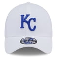 thumbnail image 2 of Men's New Era White Kansas City Royals 39THIRTY Flex Hat, 2 of 6