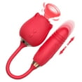 thumbnail image 1 of XBONP Jouets Rose Vibromasseur à Succion et Poussée Stimulateur de Point G pour Femmes Rouge, 1 of 9