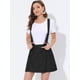 thumbnail image 2 of Minifalda Vaquera Allegra K De Tirantes Con Botones Negro XL, 2 of 5
