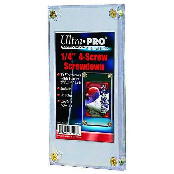 Ultra Pro 1/4" Screwdown Recessed Trading Card Holder ( Packaging May Vary )
