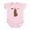Petal Pink, variant on CafePress - I Love Doodle Kisses Baby Light Bodysuit - Baby Light Bodysuit, Size Newborn - 24 Months