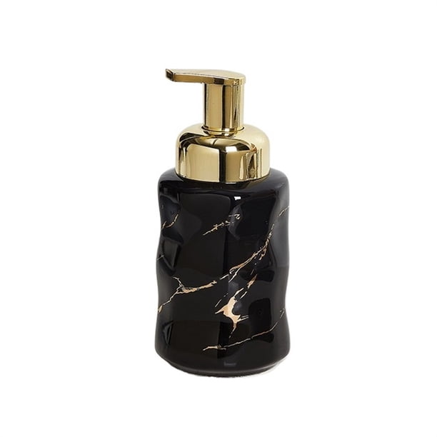 Dispensador de jabón líquido for lavavajillas de 320 ml for cocina con bomba dorada.