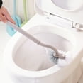 thumbnail image 2 of Yesbay Long Handle Toilet Brush S-Shaped Toilet Bowl Brush Strong Cleaning Power Wall-Mountable Bathroom Brush, 2 of 8