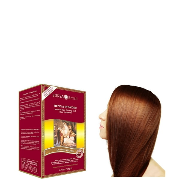 Surya Brasil Henna Powder (Color Golden Brown)