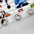 thumbnail image 4 of Homewish Excavator Bulldozer Black Out Curtains,Construction Vehicles Curtains Pack of 2 (42x63 Each),Red Orange Blue Bedroom Curtains For Boys Kids,Super Cozy Room Decor, 4 of 6