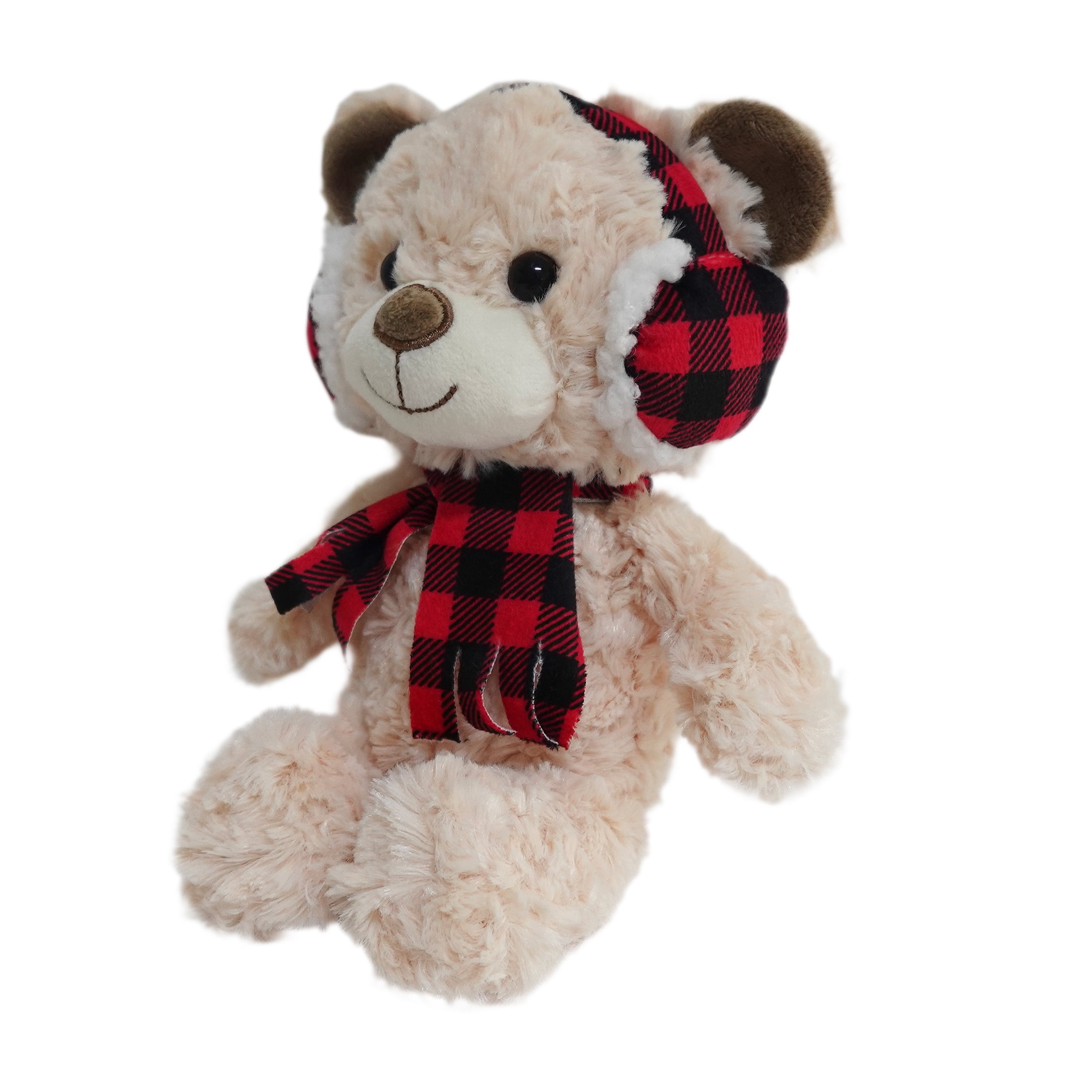 Holiday Time Plush Bear Brown 9.5inch for 3 years and up, PLUSH BEAR
