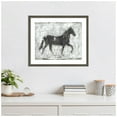 thumbnail image 3 of Amanti Art Equine Silhouette I Wood Framed Wall Art Print, 3 of 7