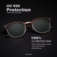 thumbnail image 2 of Gafas de sol KALIYADI polarizadas semisin montura que bloquean los rayos UV, 2 of 5