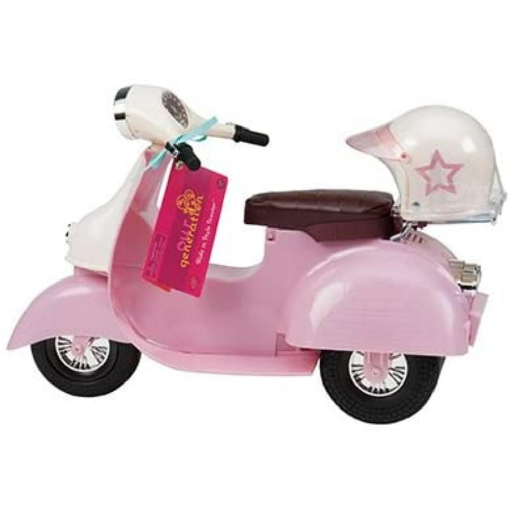 Our Generation Pink Ivory Scooter for 18