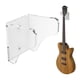 thumbnail image 4 of 1 Uds. Soporte de guitarra de acrílico de 4mm colgador de guitarra de montaje en pared almacenable gancho de guitarra transparente que ahorra Almacenamiento y organización del hogar transparente Advancent HA024726-01, 4 of 6