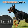 thumbnail image 6 of PcEoTllar No Pull Dog Harness for Large Dogs, Reflective Dog Vest Harness with Handle, Adjustable Easy on Dog Harness for Training Running Walking, Black L, 6 of 11
