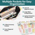 thumbnail image 3 of FORMRS Tote Bag for Women Quilted Large Capacity Travel Work Carry On Shoulder Handbag, Cute Gummy Bears Pattern, 3 of 7
