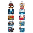 thumbnail image 3 of Kiddiway Fathers Day Decorations Banner - DIY 2D Flat Hanging Sign for Home Entrance, Happy Fathers Day Couplet Style Decor, Porch Door Setup, 3 of 7
