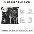 thumbnail image 5 of YINGXI Halloween Decor Black and White Pumpkin Skull Halloween Decorations Fall Pillows Decorative 22x22in, 5 of 5