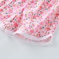 thumbnail image 5 of Vornjynx Kids Girls Cotton Outfit Sets Crew Neck Cami Tee and Elastic Waist Shorts Trendy Floral Summer Casual Cute Clothes 2 Piece Multicolor Size 1, 5 of 9
