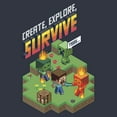 thumbnail image 2 of Mens Minecraft Steve Create Explore Survive T Shirt, 2 of 3