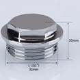 thumbnail image 3 of Greenne G1/2,G3/4,G1\"Air Bleeder & Blank Cap Manual Radiator Air Vent Bleed Plug Valve, 3 of 9