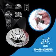 TubShroom Ultra Revolutionary Stainless Steel Bath Tub Drain Protector Hair Catcher