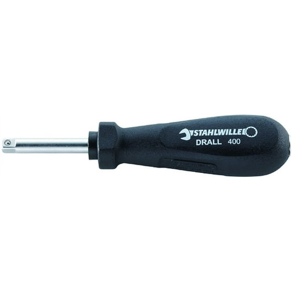 Stahlwille 11050011 Poignée de Transmission Carrée 1/4 Pouces, 150mm, Poignée Antidérapante, Dispositif de Verrouillage à Billes, Certifié DIN 3122/ISO 3315, Fabriqué en Allemagne