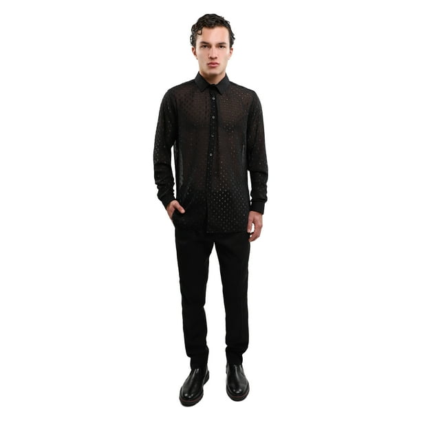LOB Hombre Camisa Manga Larga LOB Juvenil Walmart en linea
