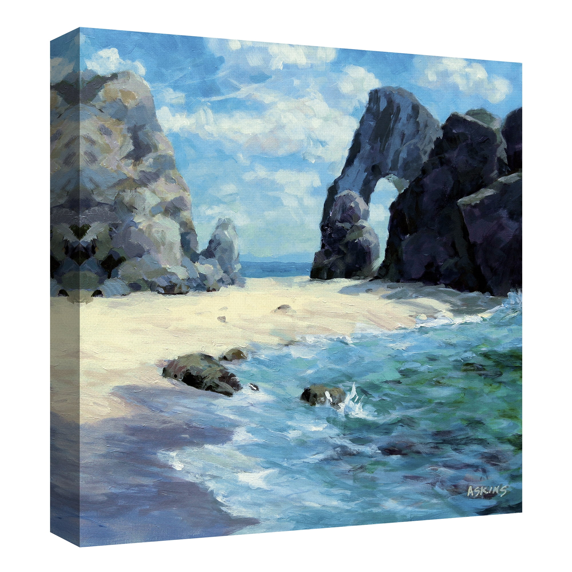 Ocean Inlet by Julian Askins Canvas Art Print