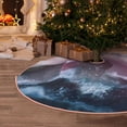 thumbnail image 5 of Rateoe lighthouse Waves Torrential Rain Pattern Christmas Tree Skirt with Ties , Christmas Tree Decorations, Farmhouse Christmas Decor Xmas Holiday Decorations-36", 5 of 6