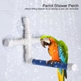 thumbnail image 3 of Shower Perch,Suction Cup Plastic Pipe Shower Bird Perch Parrot Shower Perch Unparalleled Experience, 3 of 9
