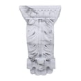 thumbnail image 2 of MERIVILLE Chatecu Drapery Sconce, Corbel Bracket, Drapery Scarf Swags, Wall Décor, White Marble, 1Pcs, 2 of 5