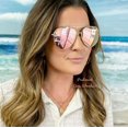 thumbnail image 1 of RB-Hip Hop-sunglasses Aviator Pink Flash Lenses RB3025 Silver Frame 58 / 62 Unisex New, 1 of 5
