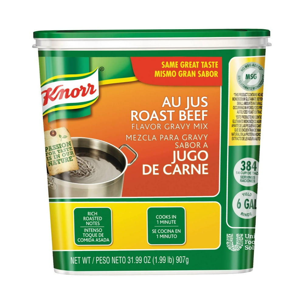 Knorr Gravy Mix Au Jus Roast Beef 1.99 lbs, Pack of 4