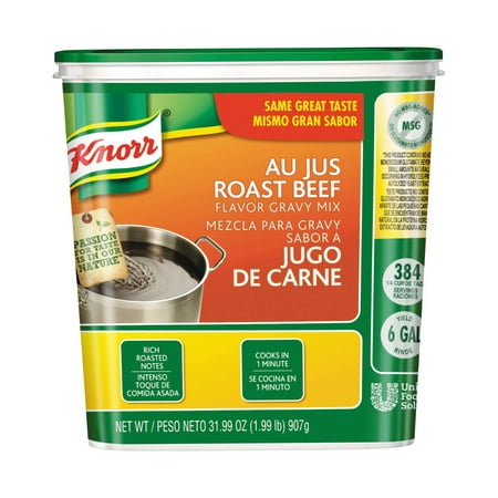 Knorr Gravy Mix Au Jus Roast Beef 1.99 lbs, Pack of 4 ...