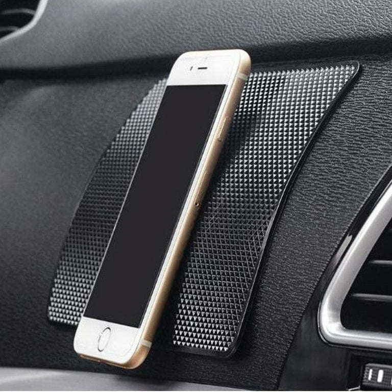 Car Dashboard Stick Non-Slip Mat Sticky Pad Magic Anti-Slip Key GPS Phone Holder, Size: One size, Black