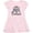 Ballerina Pink, variant on Inktastic Big Cousin Girls Gift Toddler Girl Dress