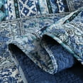 thumbnail image 5 of HoneiLife Cotton Quilt Set 3 Piece Lightweight Quilts Bedding Set, Blue, King, 5 of 7