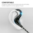 thumbnail image 4 of Sports Earbuds Wired with Microphone  Sweatproof Running Earphones  in Ear Headphones for Workout Exercise Gym  Compatible with  Android Cell Phones PC, 4 of 8