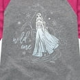 thumbnail image 3 of Frozen 2 - Wild One - Toddler And Youth Girls Raglan Graphic T-Shirt, 3 of 5